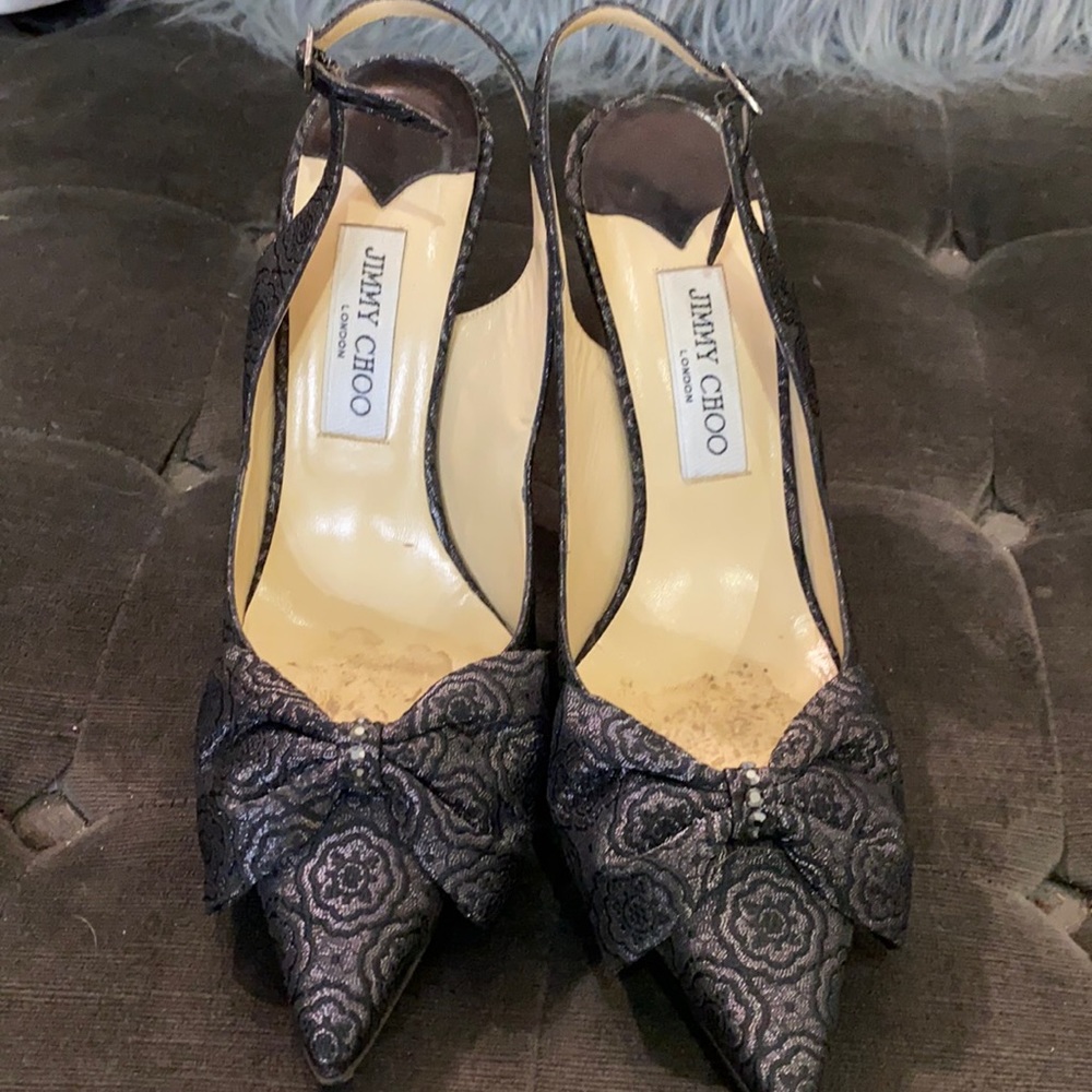 Vintage Jimmy Choo Slingbacks - Picture 1 of 7